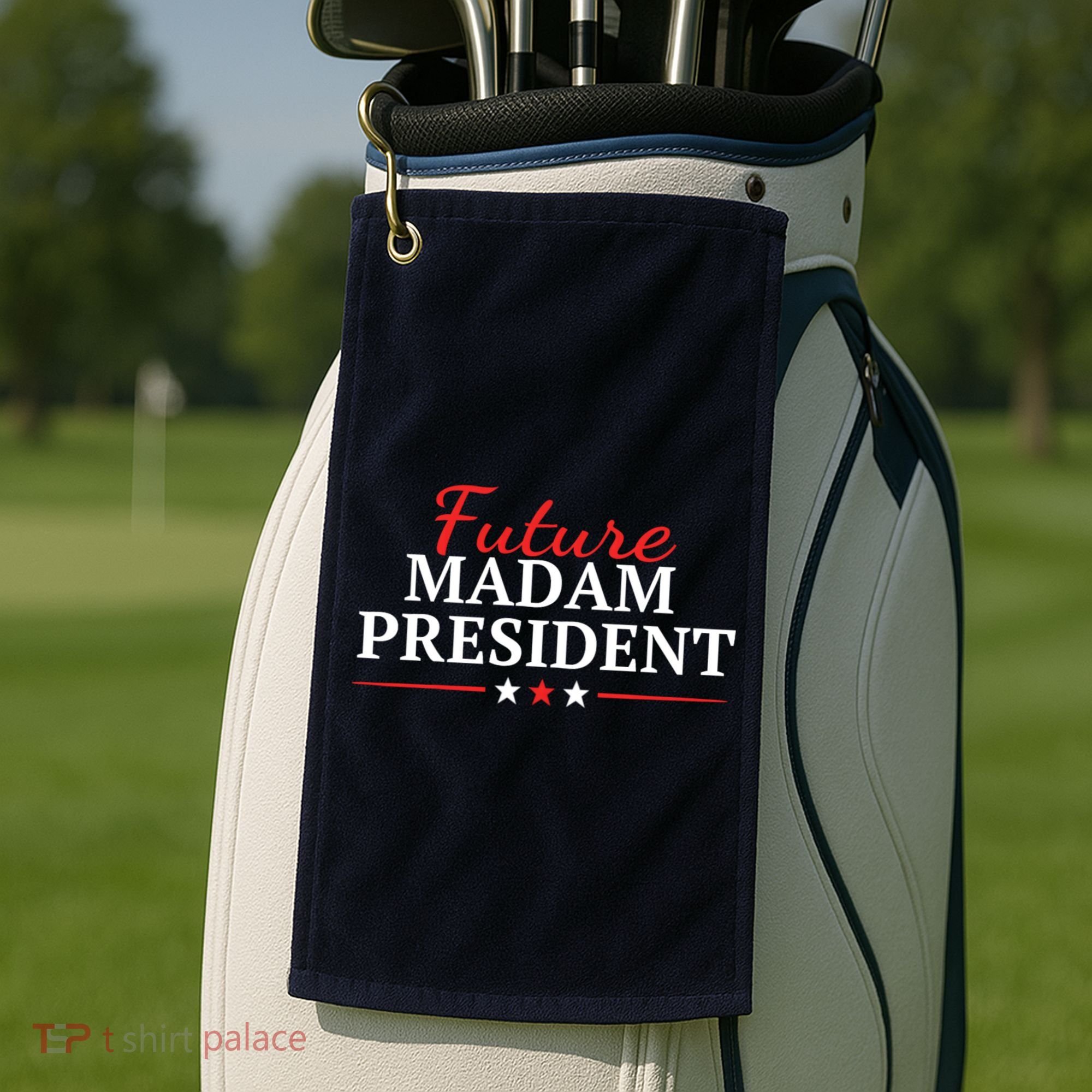 Future Madam President Funny Feminist Golf Towel