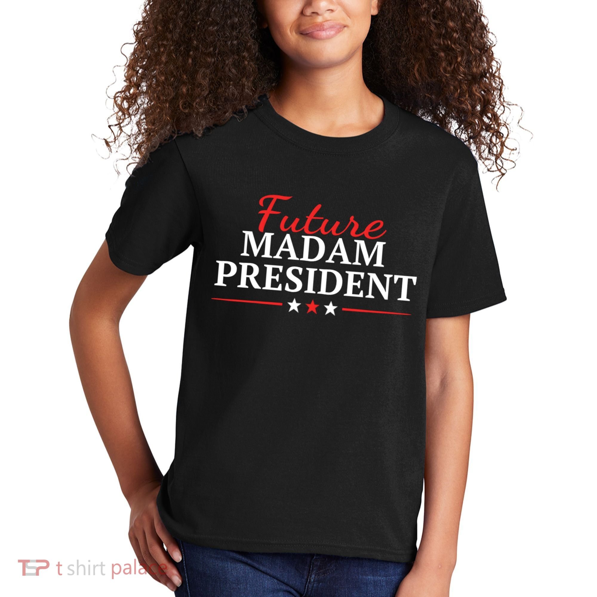 Future Madam President Funny Feminist Kids T-Shirt