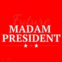 Future Madam President Funny Feminist Santa Hat thumb 1