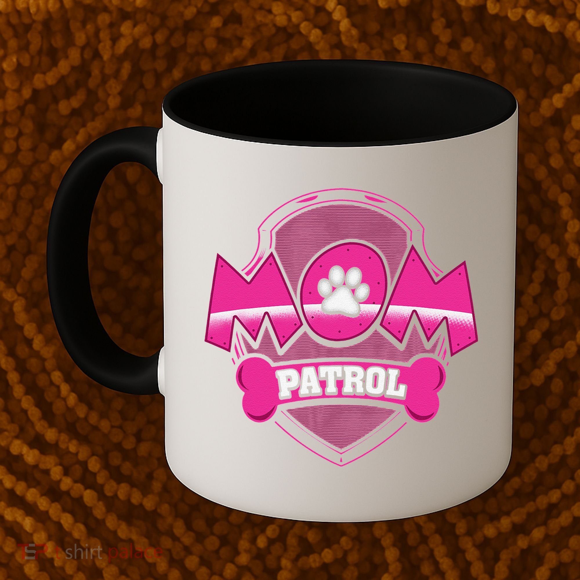 Funny Mom Patrol Dog Puppy Mom Patrol T Coffee Mug