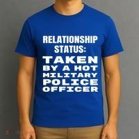 Funny Military Police Friend Friend Wife Husband Gift T-Shirt thumb 3