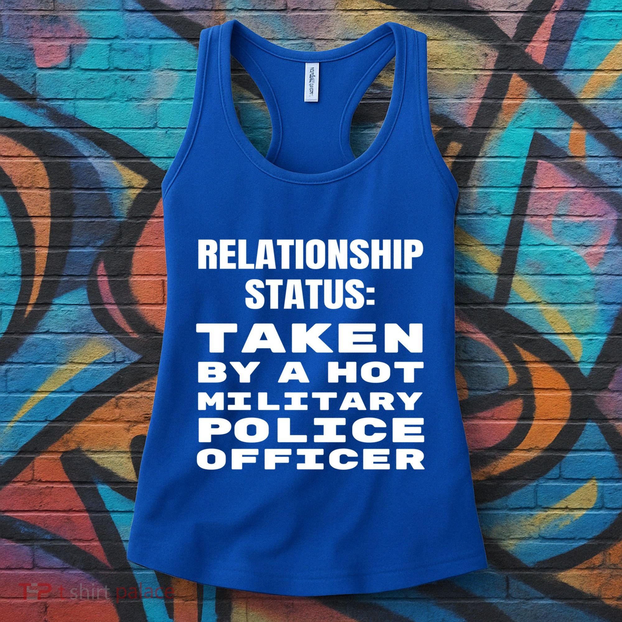 Funny Military Police Friend Friend Wife Husband Gift Women's Tank Top