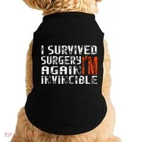 Funny Multiple Post Surgery Get Well Soon Doggie Tank thumb 0