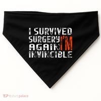 Funny Multiple Post Surgery Get Well Soon USA-Made Doggie Bandana thumb 0