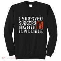 Funny Multiple Post Surgery Get Well Soon Sweatshirt thumb 0