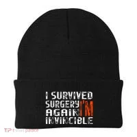 Funny Multiple Post Surgery Get Well Soon Beanie thumb 0