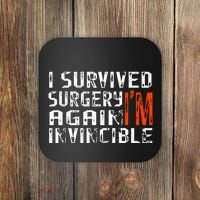 Funny Multiple Post Surgery Get Well Soon Coaster thumb 0