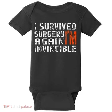 Funny Multiple Post Surgery Get Well Soon Baby Bodysuit