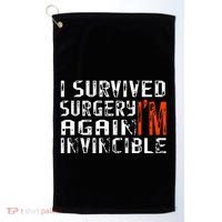 Funny Multiple Post Surgery Get Well Soon Golf Towel thumb 0
