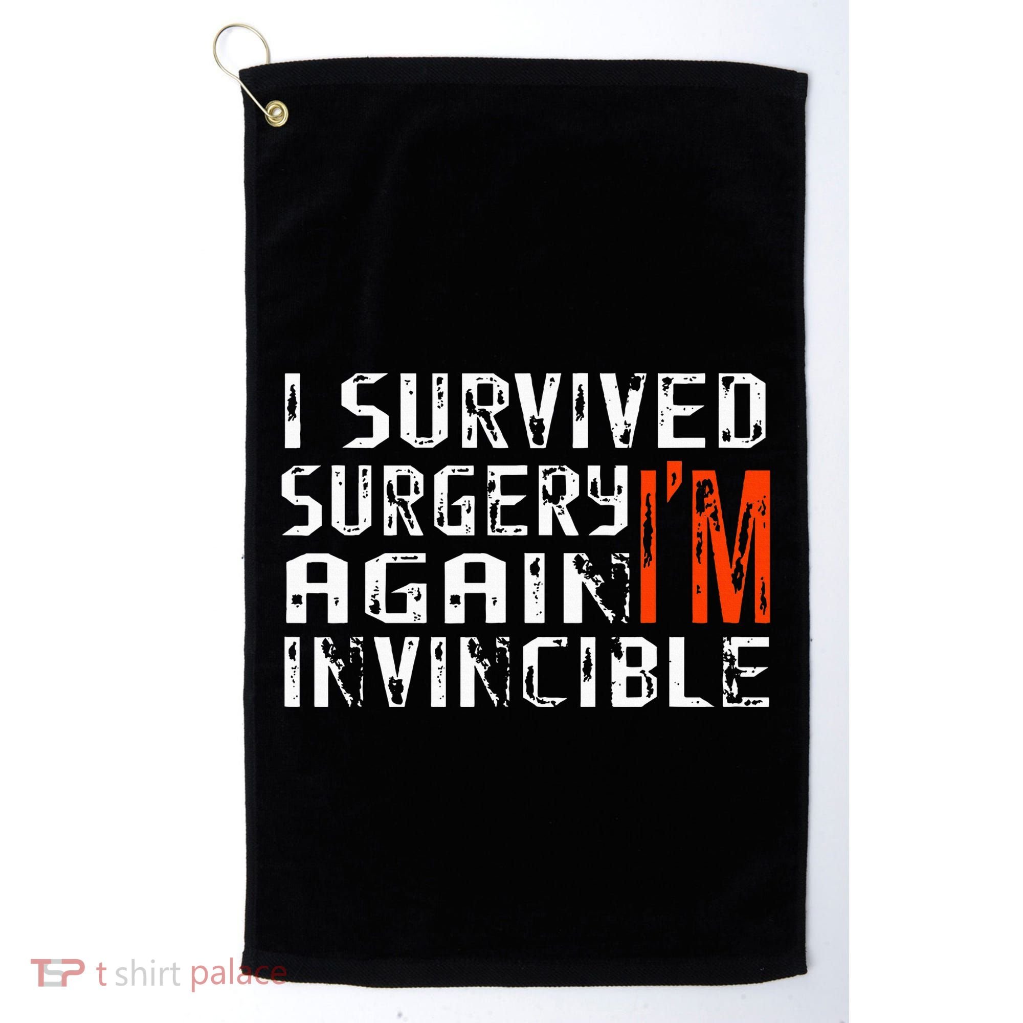 Funny Multiple Post Surgery Get Well Soon Golf Towel