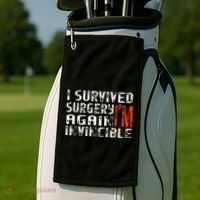 Funny Multiple Post Surgery Get Well Soon Golf Towel thumb 2