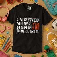 Funny Multiple Post Surgery Get Well Soon Kids T-Shirt thumb 3
