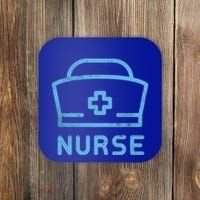 Funny Medical Practitioner Proud Nurse Retired Nurses Gift Coaster thumb 0