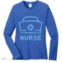 Funny Medical Practitioner Proud Nurse Retired Nurses Gift Women's Long Sleeve Shirt thumb 0
