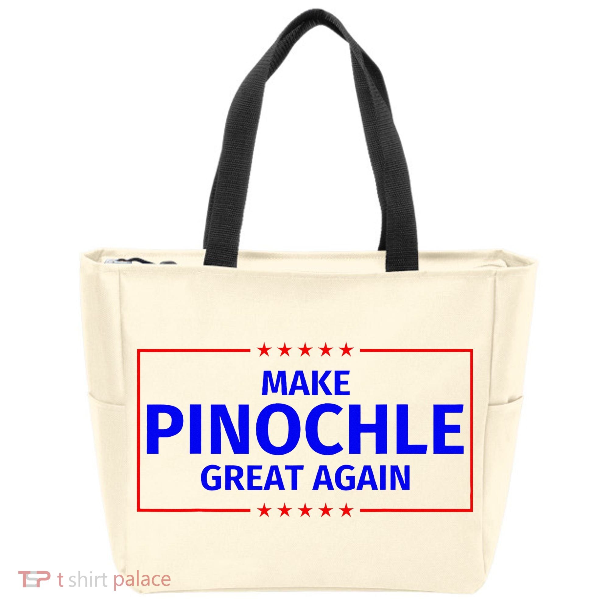 Funny Make Pinochle Great Again Parody Gifts Tote Bag