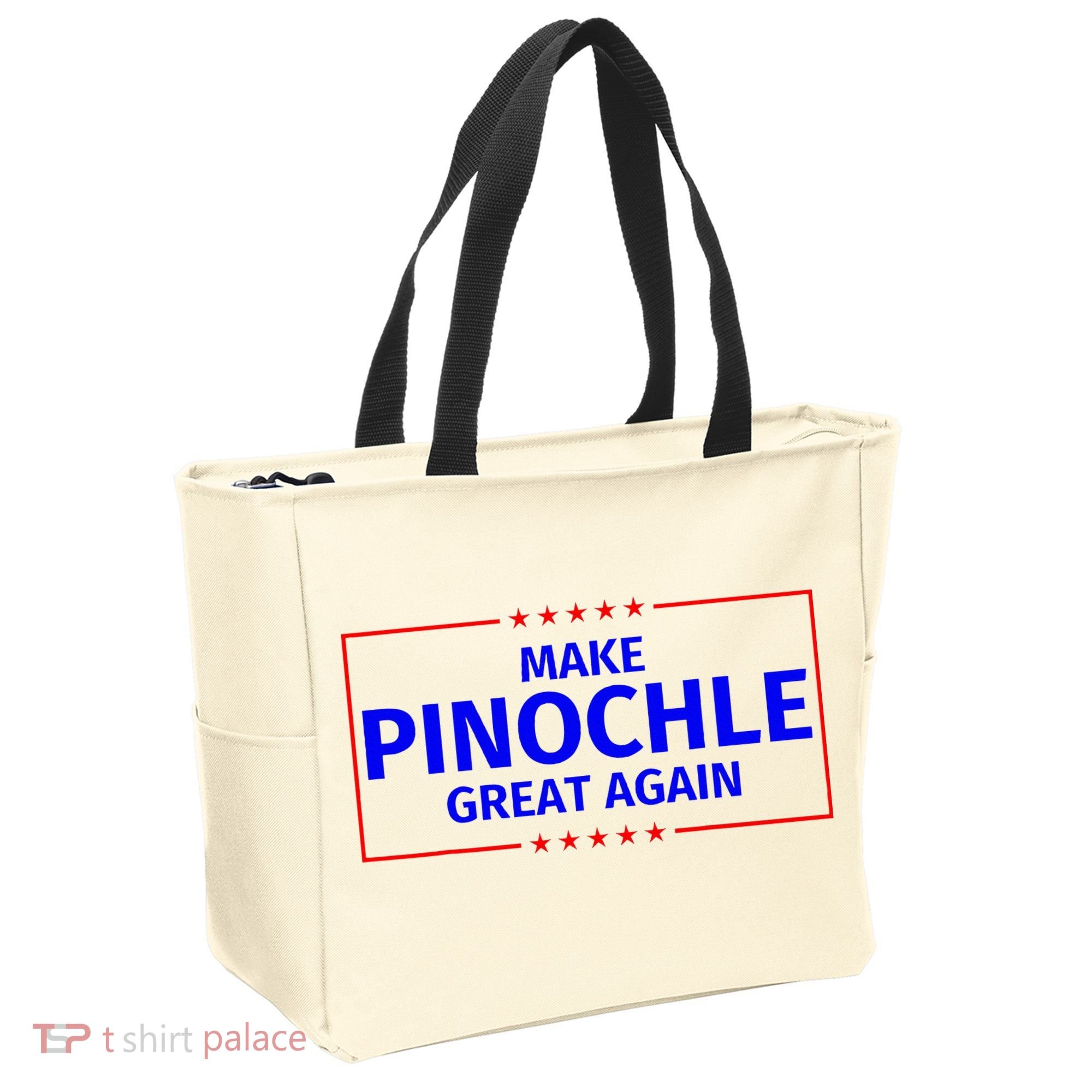 Funny Make Pinochle Great Again Parody Gifts Tote Bag
