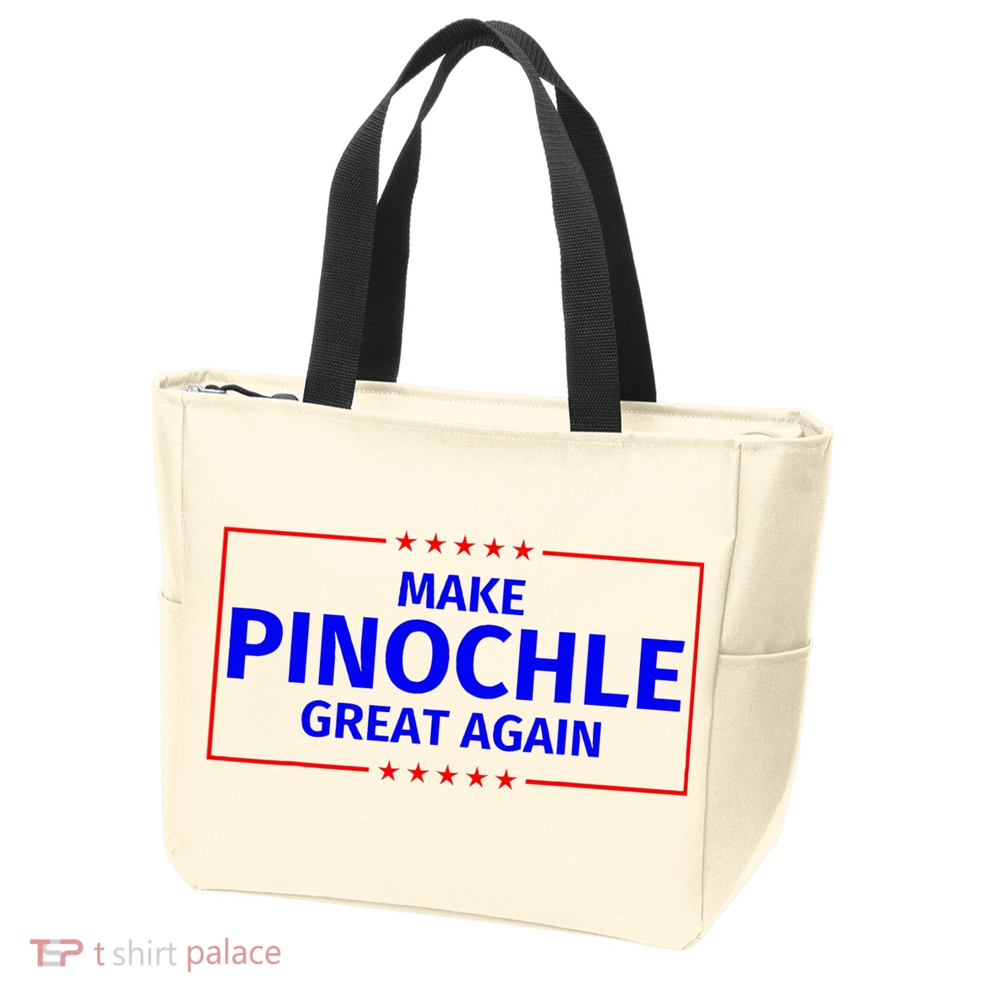Funny Make Pinochle Great Again Parody Gifts Tote Bag