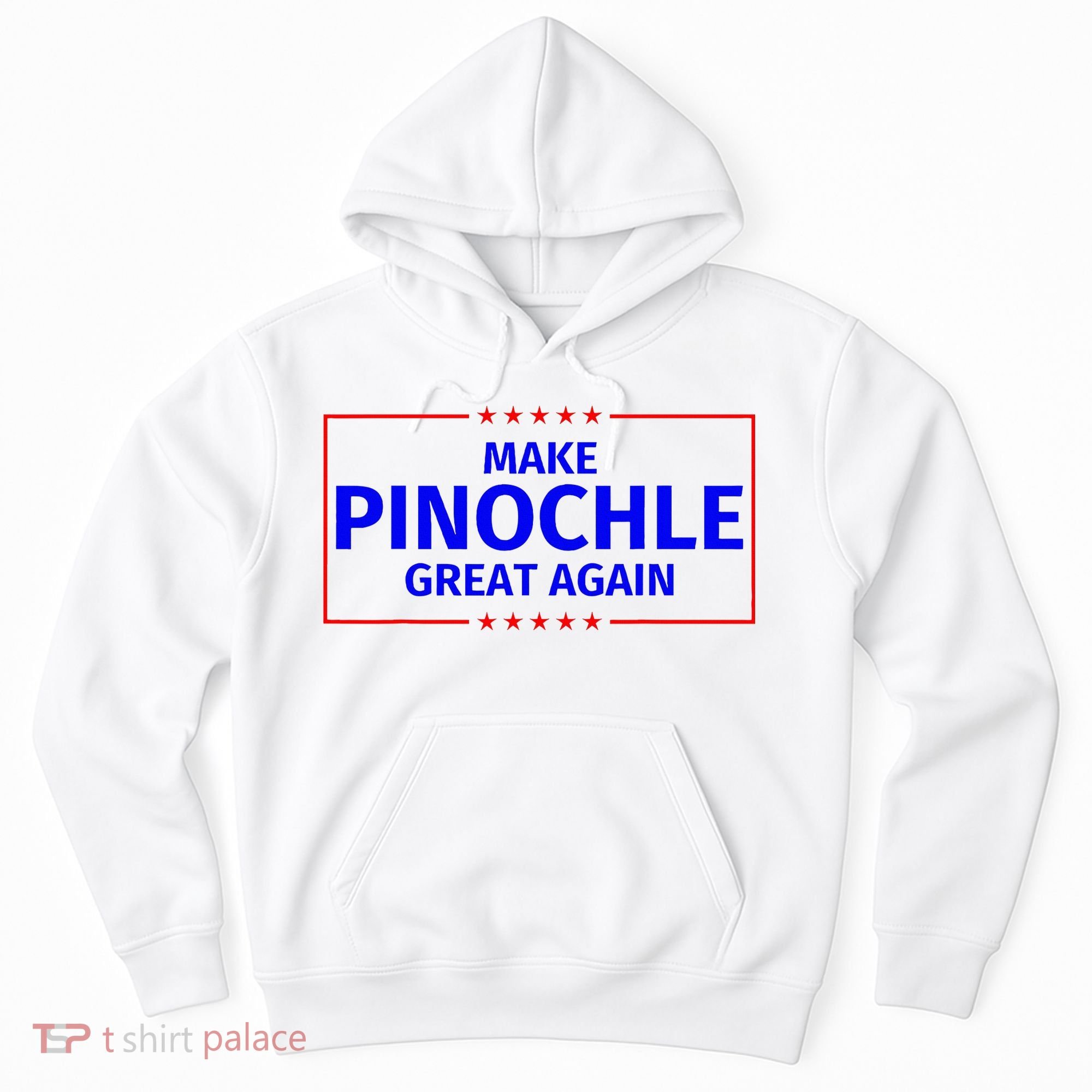 Funny Make Pinochle Great Again Parody Gifts Hoodie