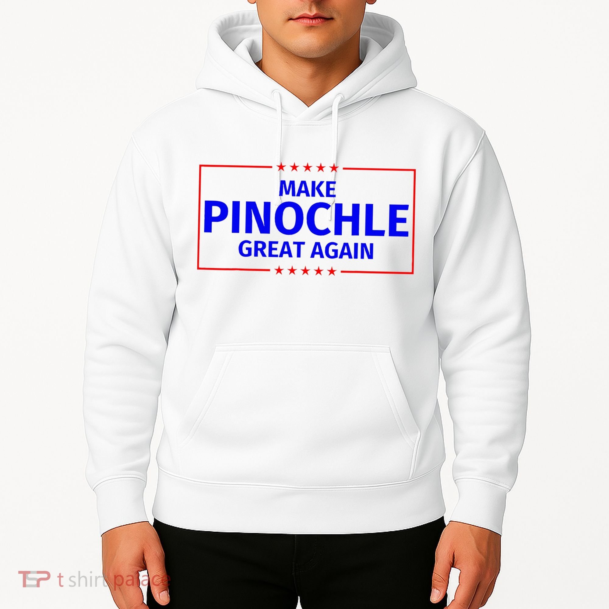 Funny Make Pinochle Great Again Parody Gifts Hoodie