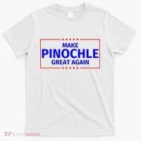 Funny Make Pinochle Great Again Parody Gifts T-Shirt thumb 0