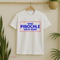 Funny Make Pinochle Great Again Parody Gifts T-Shirt thumb 2