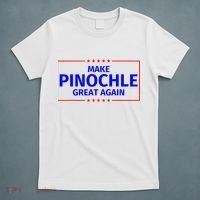 Funny Make Pinochle Great Again Parody Gifts T-Shirt thumb 5
