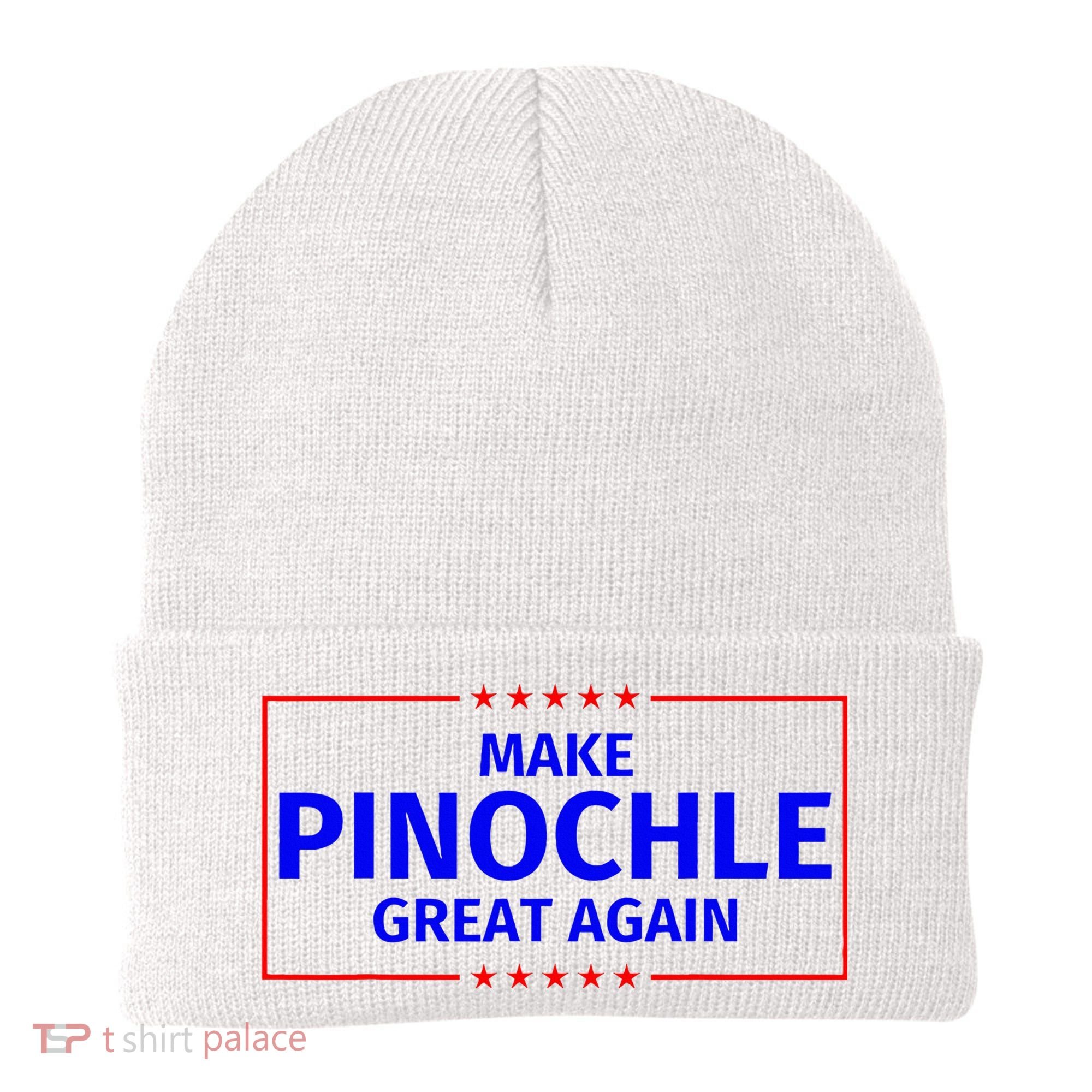 Funny Make Pinochle Great Again Parody Gifts Beanie