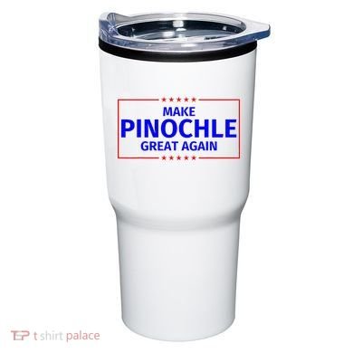 Funny Make Pinochle Great Again Parody Gifts Tumbler