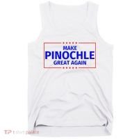 Funny Make Pinochle Great Again Parody Gifts Tank Top thumb 0