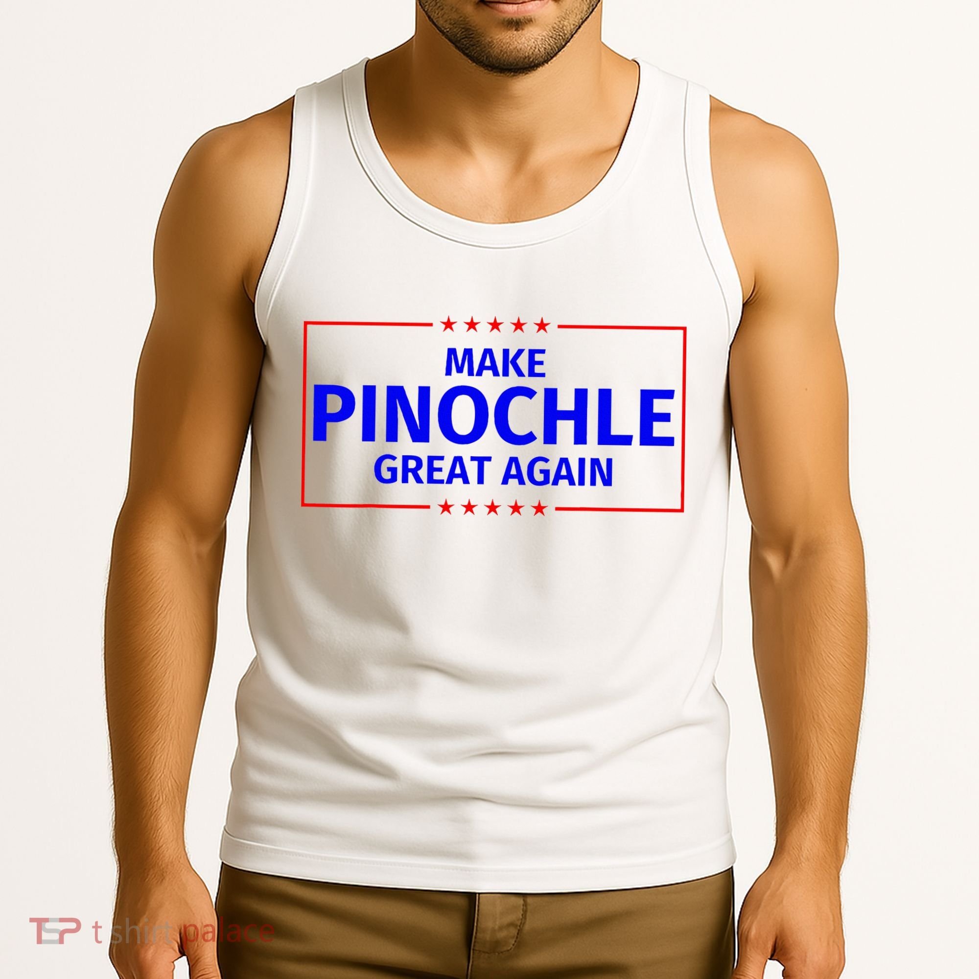 Funny Make Pinochle Great Again Parody Gifts Tank Top