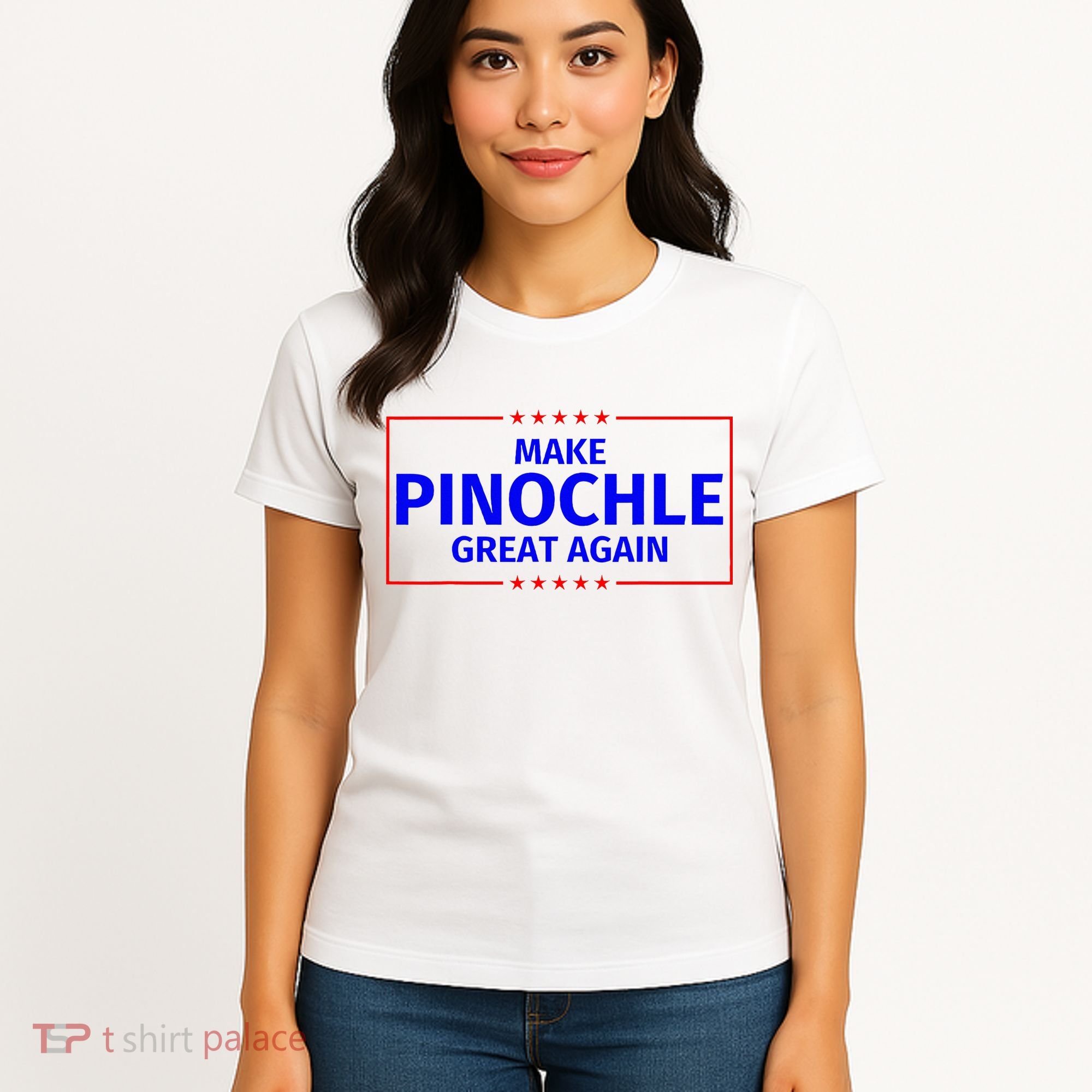 Funny Make Pinochle Great Again Parody Gifts Women's T-Shirt