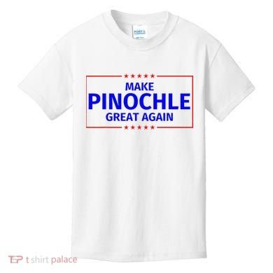 Funny Make Pinochle Great Again Parody Gifts Kids T-Shirt