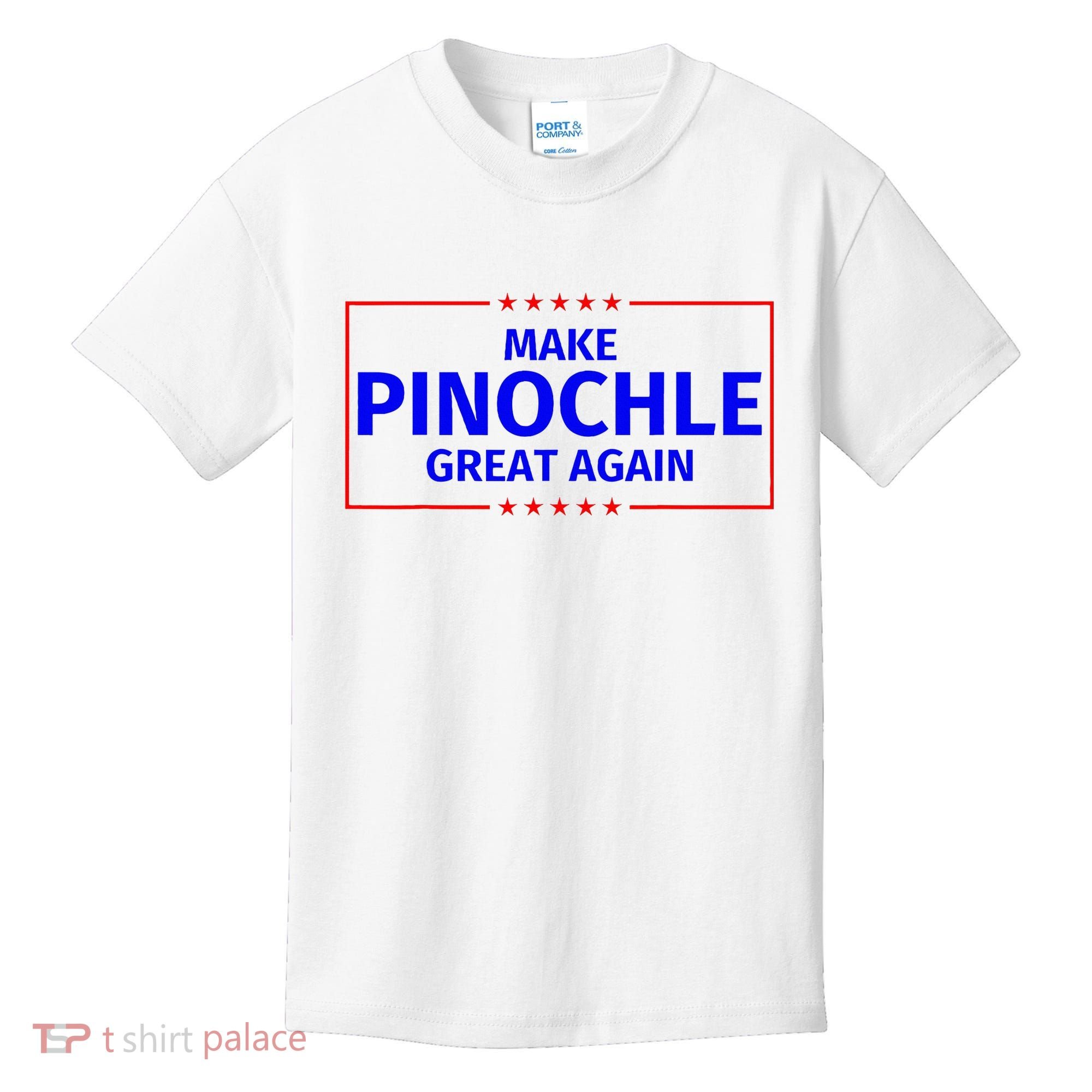 Funny Make Pinochle Great Again Parody Gifts Kids T-Shirt