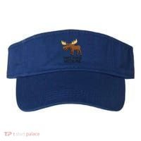 Funny Moose Pun Don't Moose With Me Funny Elk Moose Gift Visor thumb 0
