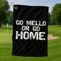 Funny Mellophone Pun Band Quote Go Mello Or Go Home Cool Gift Golf Towel thumb 1