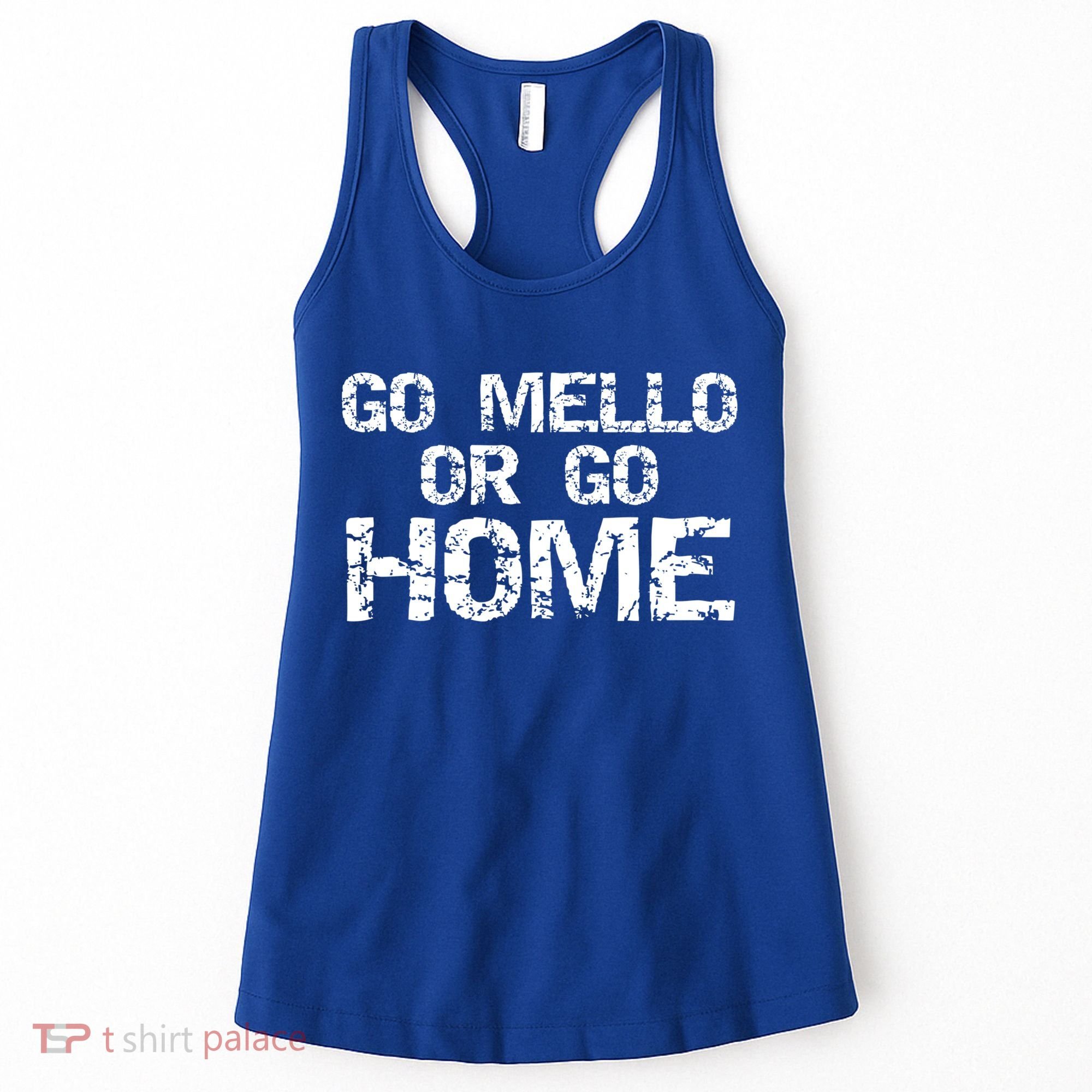 Funny Mellophone Pun Band Quote Go Mello Or Go Home Cool Gift Women's Tank Top