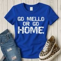 Funny Mellophone Pun Band Quote Go Mello Or Go Home Cool Gift Women's T-Shirt thumb 3