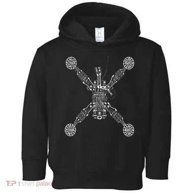 Fpv Mini Quadcopter Xray Drone Toddler Hoodie