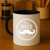 Free Mustache Rides (Hold On Tight) Crude Funny Coffee Mug thumb 4