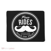 Free Mustache Rides (Hold On Tight) Crude Funny Mousepad thumb 0