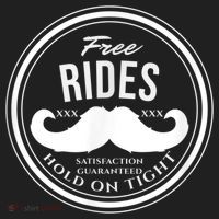 Free Mustache Rides (Hold On Tight) Crude Funny Hat thumb 2