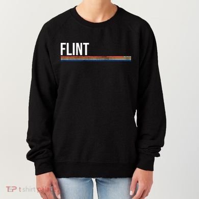 Flint Michigan Retro Women's Sweatshirt