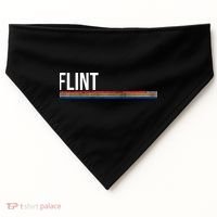 Flint Michigan Retro USA-Made Doggie Bandana thumb 0