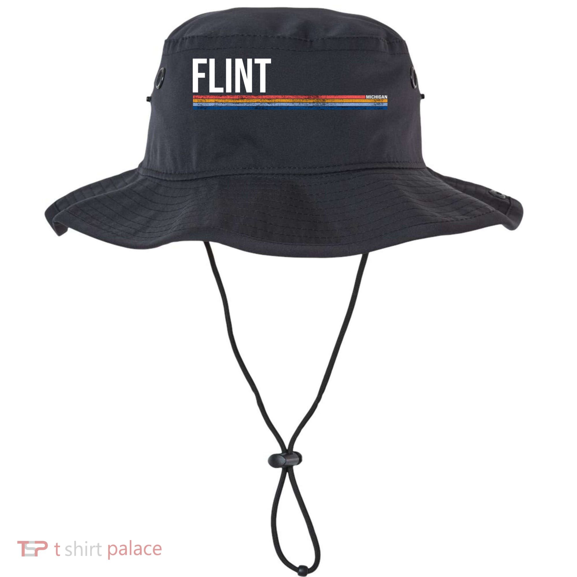 Flint Michigan Retro Bucket Hat