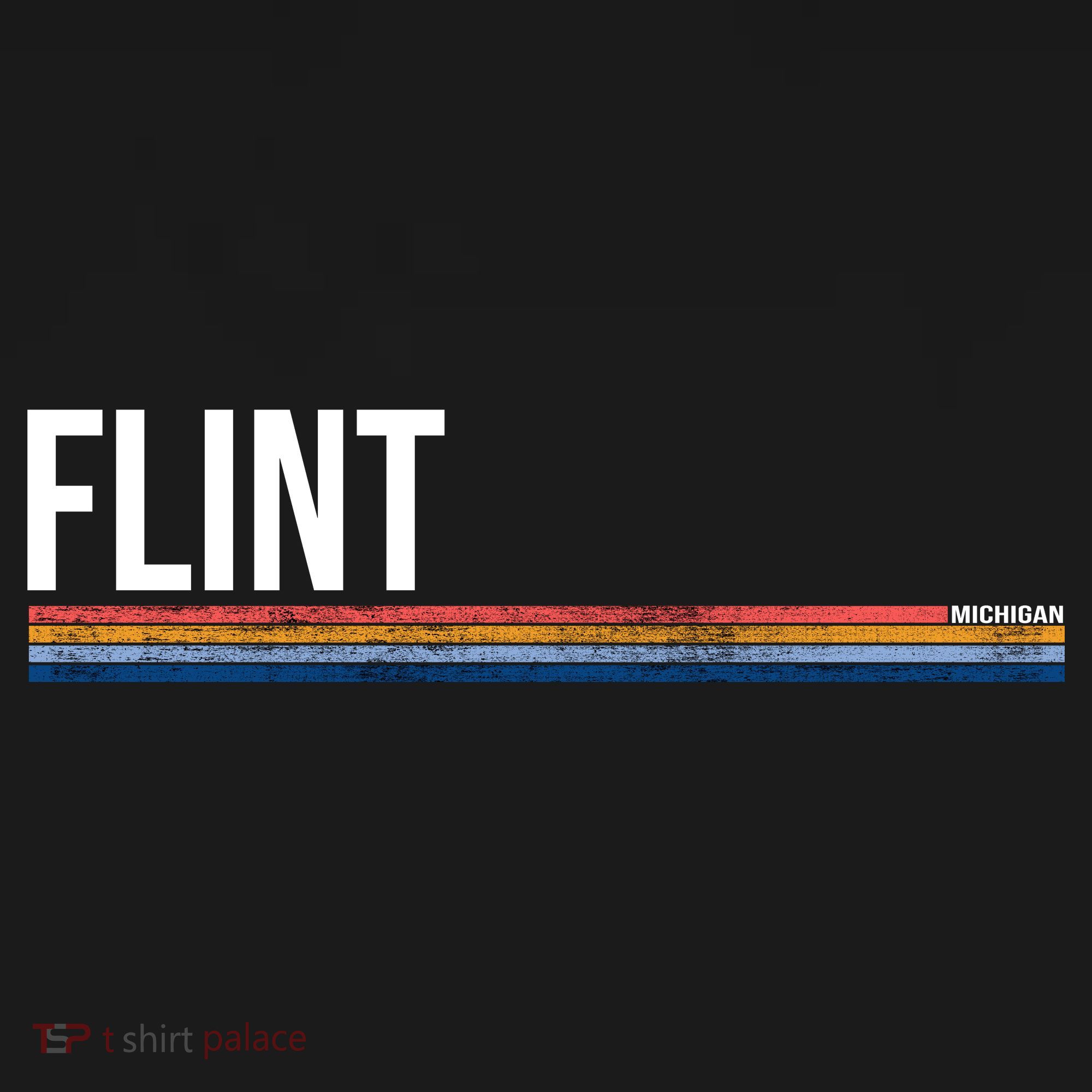Flint Michigan Retro Bucket Hat