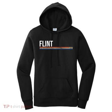 Flint Michigan Retro Women's Hoodie