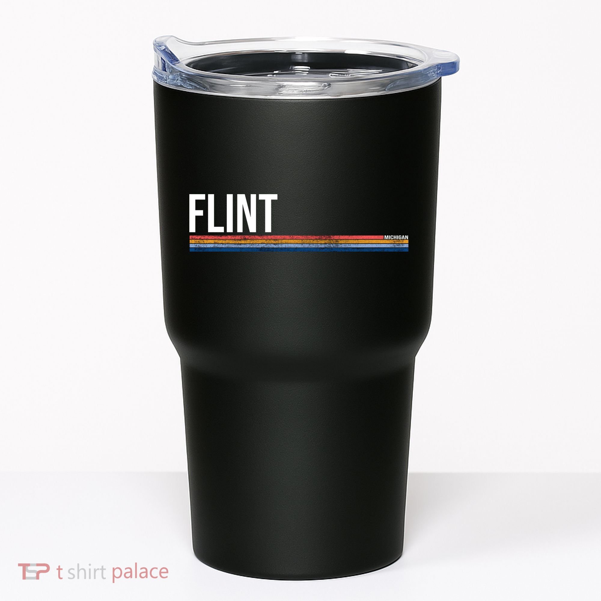 Flint Michigan Retro Tumbler