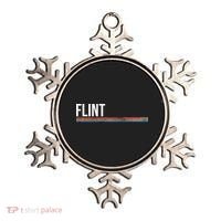 Flint Michigan Retro Ornament thumb 0