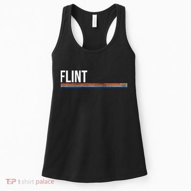 Flint Michigan Retro Women's Tank Top