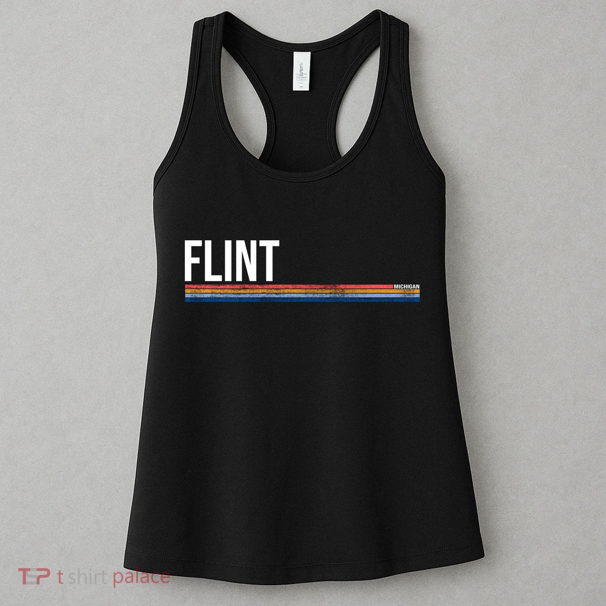 Flint Michigan Retro Women's Tank Top